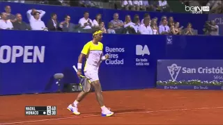 Buenos Aires Open 2016 : Rafael Nadal vs Juan Monaco (1/8 Finale), Highlights HD