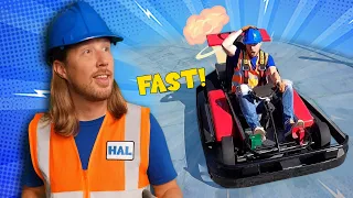 Go-Karts for Kids with Handyman Hal | Fun Cars and Rides for Toddlers