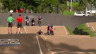 8-10 & 11-12 Cruiser Boy's Fourth Moto: Round 2, Nerang BMX Club