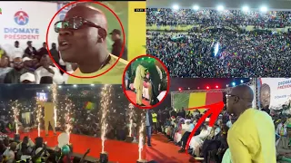 Meeting de cloture Diomaye " Abdou guitte Seck chauffe le Public avec Sonko et Diomaye