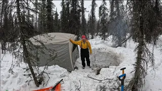 Sled in Winter Camping