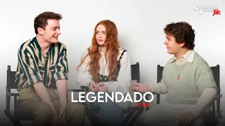 Sadie Sink, Noah Schnapp e Gaten Matarazzo respondem a perguntas para o WIRED (Legendado/Tradução)