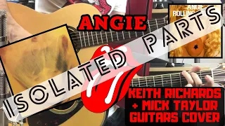 The Rolling Stones - Angie (Goats Head Soup) Keith Richards + Mick Taylor Cover (Isolated Parts)