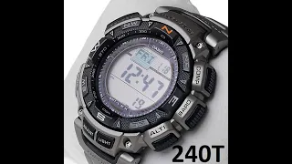 PRG-240T-7ER. ФУНКЦИОНАЛ. ЧТО ВЫХОДИТ ИЗ СТРОЯ / CASIO WATCH TITANIUM PRO TREK