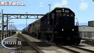 Run8 Train Simulator V3 #5 Part 1 Shuffling Freight Along the Arvin Branch - LS917J