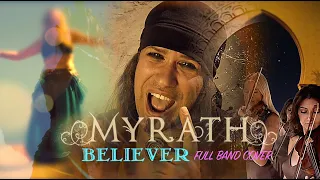 BELIEVER - Myrath Cover by Mr.Jumbo ft. K.Leonavičius/ V.Diškevičius/ P.Bueno, 4Strings || 2020