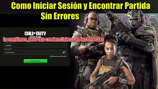 😉 COMO INICIAR SESION WARZONE MOBILE --- Solución de ERRORES* 😏