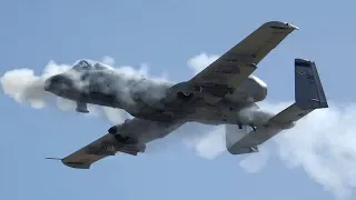 Легендарный Штурмовик A-10 Thunderbolt II ♦ Пуск ракет и стрельба из гатлинга