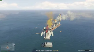 GTA V Online - Cargobob Jetsam Test