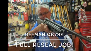 Beeman QB78S co2 rifle full rebuild. Seal kit from Crosman600repair @FlatBrokeAirgunner