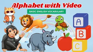 ABC with Picture - ABC by Moko Loko - ABC Vocabulary and Video - Phonic with Words - Learn Alphabets