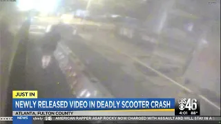 Video shows fatal scooter crash