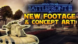 NEW FOOTAGE & CONCEPT ART (Yavin 4, AAT Tank, Death Star & More) - Star Wars Battlefront 2