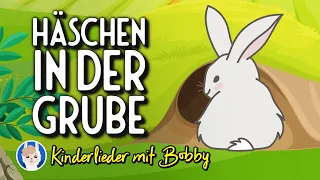 🐇 Häschen in der Grube [Hasen Kinderlied + Text] - Kinderlieder mit Bobby