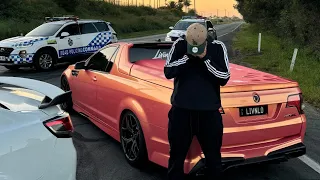 POLICE DEFECT MY 700HP HSV MALOO GTSR?! SHADY GYON & DANIEL RUN DOWN THEIR CARS