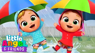 Rain Rain Go Away | Little Angel And Friends Kid Songs