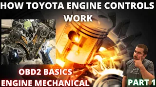How Toyota engine control works Part 1 : Engine mechanical and OBD2 basics