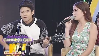 Nash, Alexa sing "Thinking Out Loud" on GGV