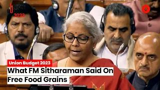 Union Budget 2023: “Free Food Grains For…” What FM Sitharaman Said About Garib Kalyan Anna Yojana