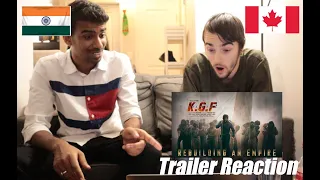 #KGF #Reactions KGF TRAILER | Yash | Srinidhi Shetty | MaJeliv Reaction | Kannada trailer reaction!!