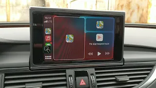 Русификация Audi A7 C7 mib2 активация apple carplay android auto