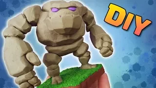 Making Golem from Clash Royale in Polymer Clay