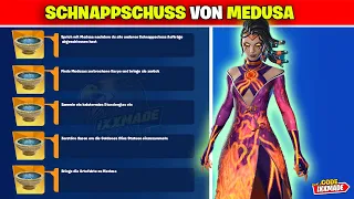 Schnappschuss Medusa Alle Fortnite Schnappschuss von Medusa Aufgaben