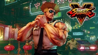 Street Fighter 5 - Guile Story Mode Walkthrough @ 1080p (60fps) HD ✔