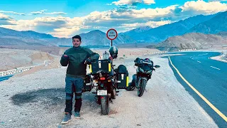 E-5 Srinagar To Leh🏍️| Break pad Change | Srinagar Veg Food🥘 |Candle night Dinner🍽️ | Zojila Pass