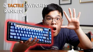 THE BEST TACTILE Keyboard SWITCHES? BOBA U4T Vs EVERYONE!