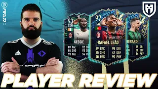 RAFAEL LEAO 97, BERARDI 96 E KESSIE 93 TOTS /// FIFA 22 PLAYERS REVIEW