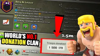 Top 5 World's Best Donation Clans In 2023 (Clash Of Clans)