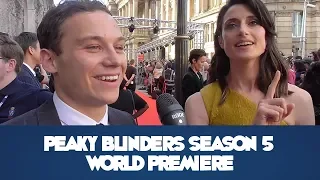 Peaky Blinders Season 5 Birmingham World Premiere - Red Carpet Interviews