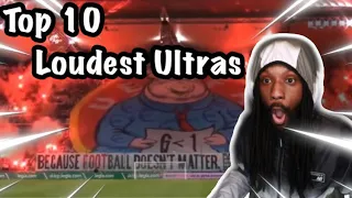 AMERICAN REACTS TO TOP 10 LOUDEST ULTRAS IN THE WORLD