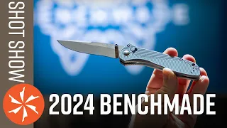 New Benchmade Knives at SHOT Show 2024 - KnifeCenter.com