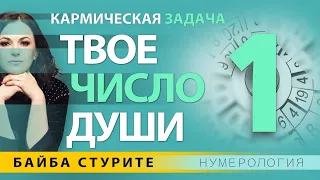 Кармическая задача ЧИСЛО ДУШИ 1 🔷 Ведическая нумерология