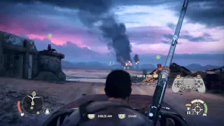Mad Max - Into Madness: Sniper Rifle (Long Shot) Aim & Evade Tutorial Shooting Practice Gameplay PS4