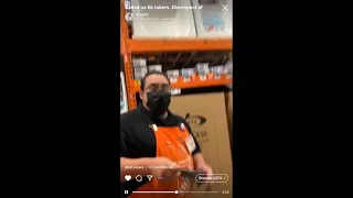 The HomeDepot Workers called Opto & AJ Wolfy Tik Tokers. Disrespect af IG LIVE