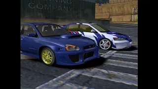 NFSMW 4WD Supremacy: Evo VIII (Earl) vs WRX STi (smokescreen)