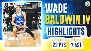 Wade Baldwin IV (23 points) Highlights vs ASVEL Villeurbanne | המהלכים של ווייד בולדווין נגד וילרבאן