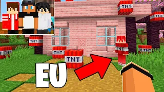 TROLLEI MEUS AMIGOS EXPLODINDO A CASA DELES! Pobrecraft #05