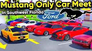 MUSTANG CARS ONLY CAR MEET IN SOUTHWEST FLORIDA!