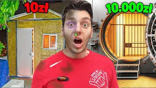 NAJLEPSZY ESCAPE ROOM ZA 10 ZŁ vs 10.000 ZŁ WYGRYWA!