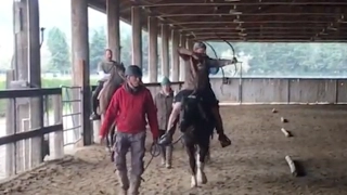 Practice Footage from Kassai Horse Archery Clinic