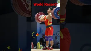 Tian Tao 222kg/489lb Clean and Jerk World Record