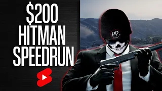 $200 HITMAN 3 SPEEDRUN?! #shorts