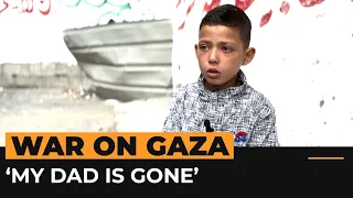 Boy whose father burned to death in Rafah attack speaks to Al Jazeera | Al Jazeera Newsfeed