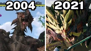 Graphical Evolution of Monster Hunter (2004-2021)