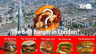 THE FIVE BEST BURGERS IN LONDON 2022 - Review of some tasty tasty burgers!