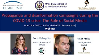 Propaganda & disinformation campaigns during the COVID-19 crisis: The Role of Social Media